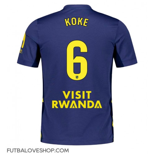 Dres Atletico Madrid Koke #6 Preč 2025-26 Krátky Rukáv